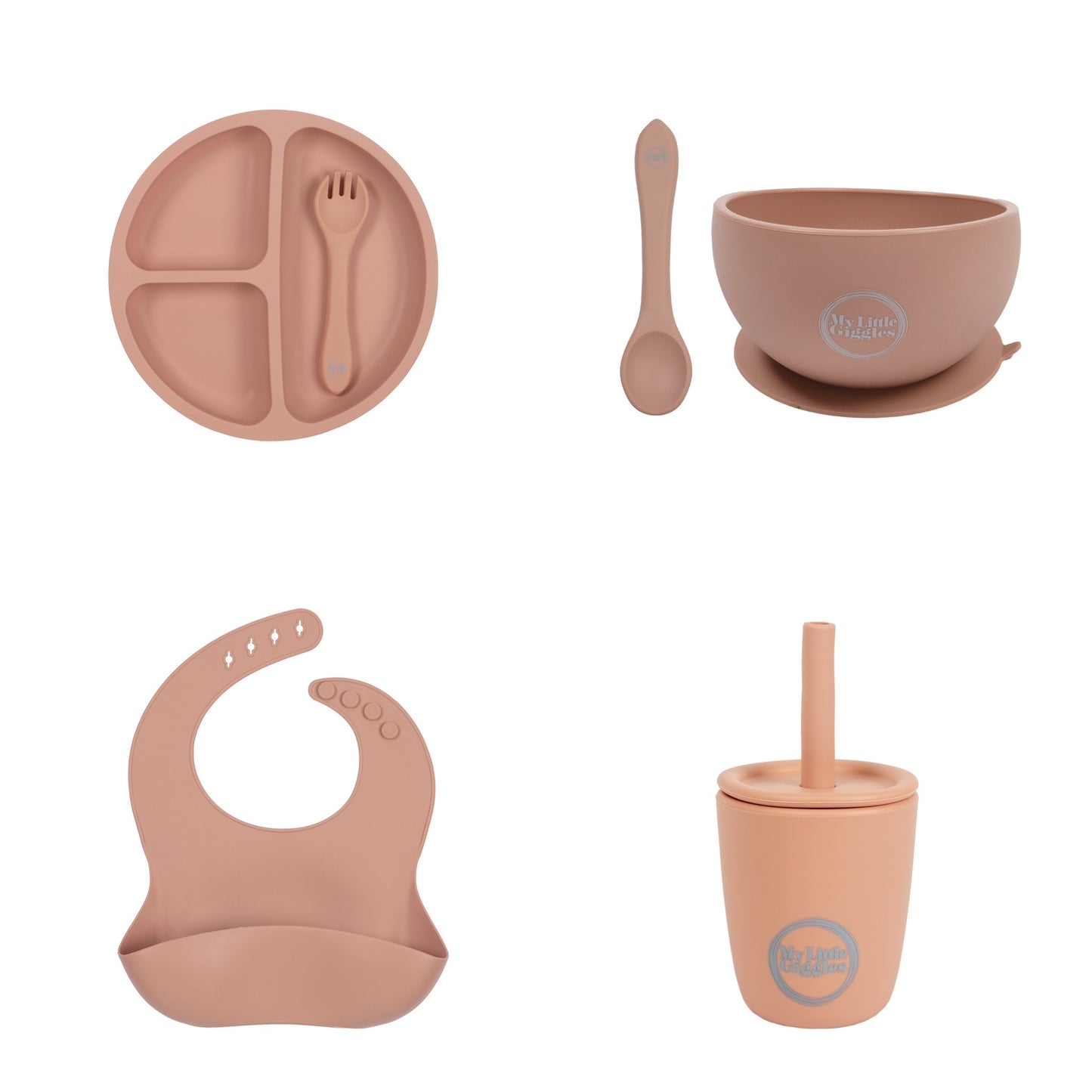 My Little Silicone Feeding Sets