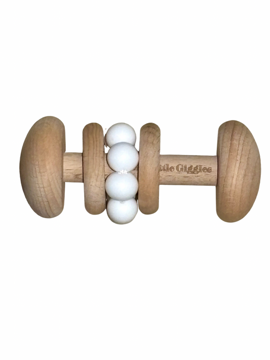 Keepsake Baby Rattle Teether Duo