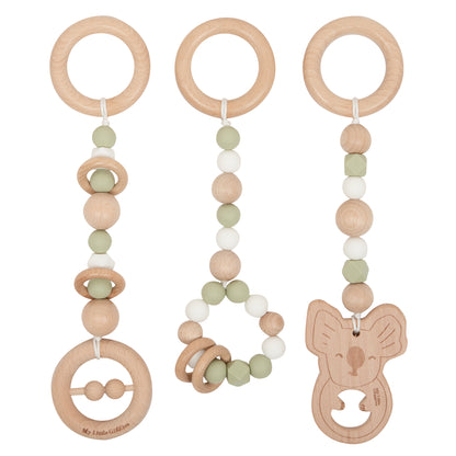 My Little Play Bar, x3 Toys and Organic Cotton Play Blanket - PACKAGE